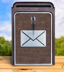 Почтовый ящик ПЯ-09 305х205х46 алюминий