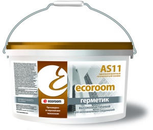 Герметик акриловый для межпанельных швов ECOROOM AS-11 белый 15 кг