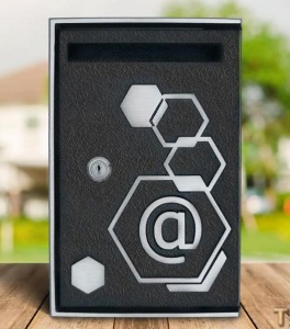 Почтовый ящик ПЯ-10 285х185х46 алюминий